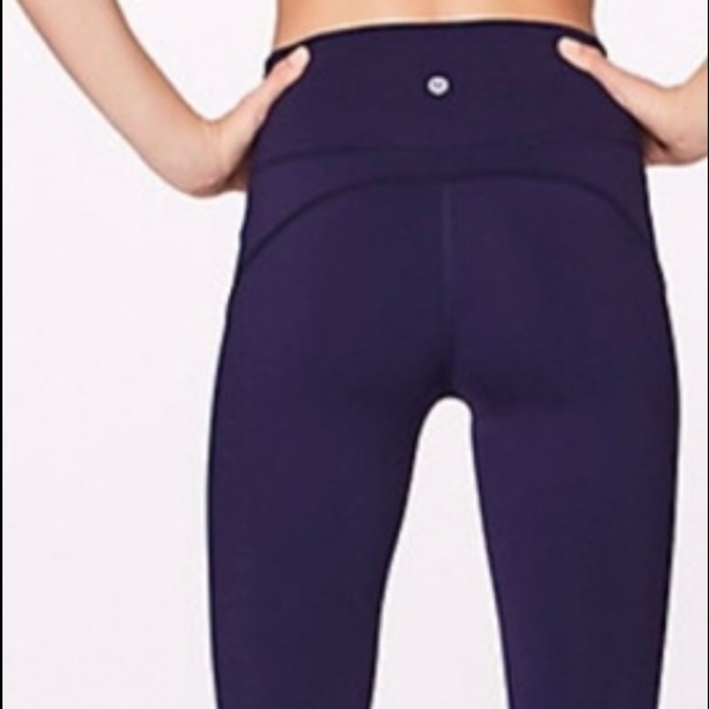 In movement 7/8 tights in Purple